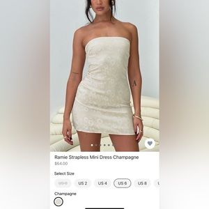 Princess Polly Ivory Dress